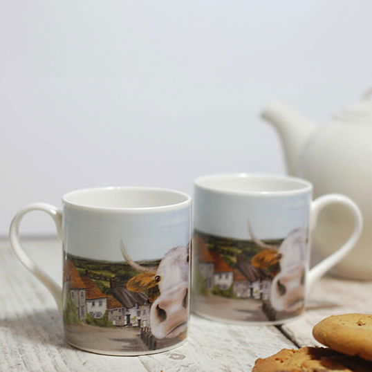 Lucy`s Farm Moo Selfie at Gold Hill Cow Regular Mug