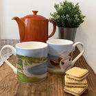 Lucy`s Farm Moo Selfie at Lulworth Cove II Cow Regular Mug