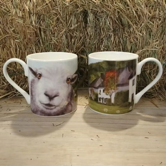 Lucy`s Farm Sheep Selfie at Milton Abbas Regular Mug
