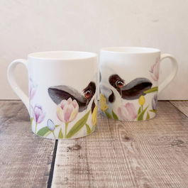 Lucy's Farm Tulip Moo Cow Regular Mug