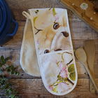 Lucy`s Farm `Blossom Moo` Cow Double Oven Gloves
