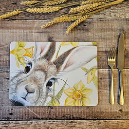 Lucy's Farm Spring Bunny Melamine Placemat