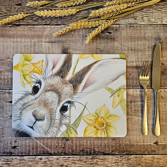 Lucy`s Farm Spring Bunny Melamine Placemat