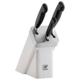 Zwilling J A Henckels Four Star 4 Piece White Knife Block Set with KiS Technology