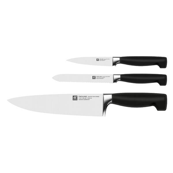 Zwilling J A Henckels Four Star 3 Piece Knife Set