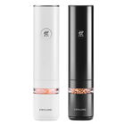Zwilling Enfinigy 2 Piece Electric Spice Mill Set, Black & White