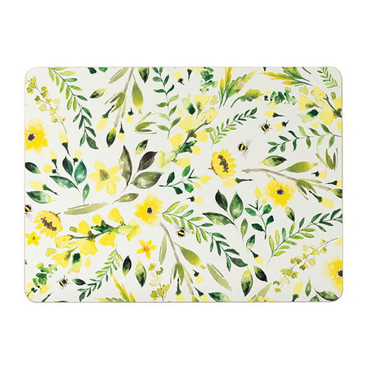 English Tableware Company Bee Beautiful Set of 4 Placemats