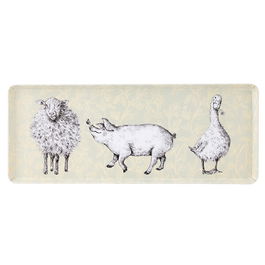 English Tableware Company Fieldview Farm Rectangle Tray