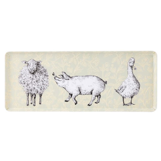 English Tableware Company Fieldview Farm Rectangle Tray