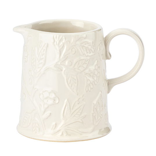 English Tableware Company Fieldview Farm Embossed Creamer Jug