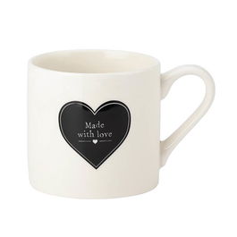Made With Love Heart Mug