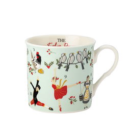 Twelve Days of Christmas Mug Green