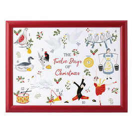 Twelve Days of Christmas Lap Tray