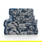 Deyongs Secret Garden Towel Navy Hand Towel