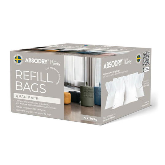 Absodry Duo Mini Refill 4 Pack