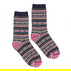 Joules Navy Lucillie Fairisle Sock