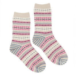 Joules Oat Lucillie Fairisle Sock