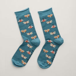 Seasalt Womens Bamboo Arty Socks Sunshade Wade Size 4-7