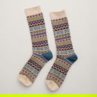 Seasalt Bloomin Good Socks Fair Isle Water Avens Fig Mix Size 4-7