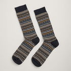 Seasalt Mens Bloomin Good Socks Fair Isle Longstone Maritime Size 8-12