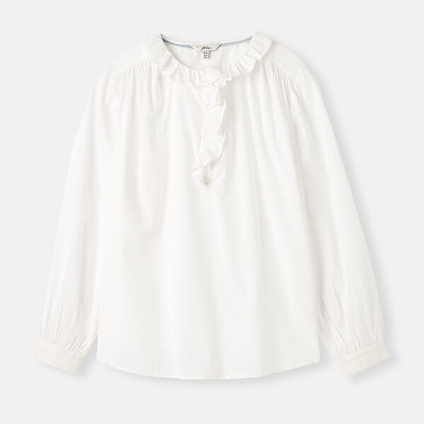 Joules Chalk Melanie Cotton Blouse