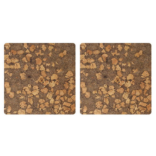 iStyle Sylvan Set of 2 Cork Veneer Placemats