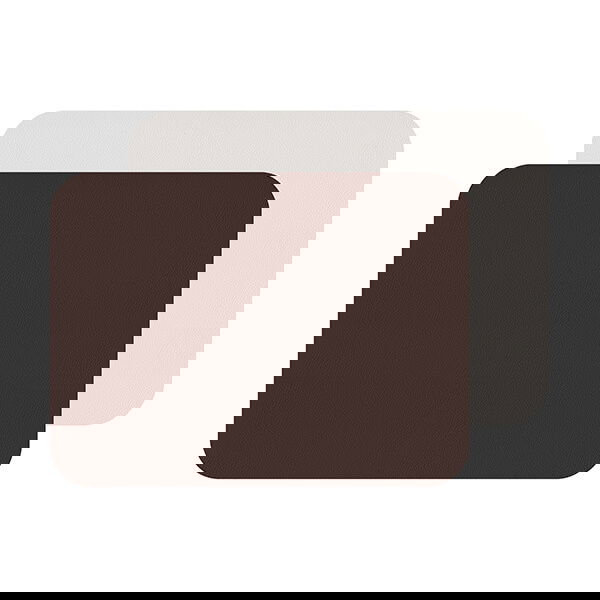iStyle Chocolate and White Flexi Set of 2 Faux Leather Placemats