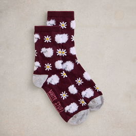 White Stuff Fluffy Sheep Ankle Socks