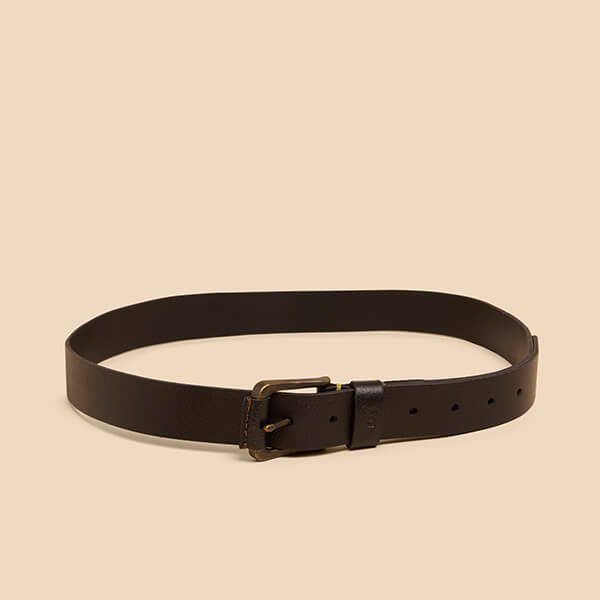 White Stuff Leather Belt Pure Black