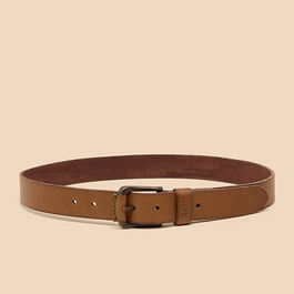 White Stuff Leather Belt Mid Tan
