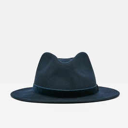 Joules Navy Blue Maude Fedora Hat