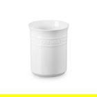 Le Creuset White Stoneware Small Utensil Jar
