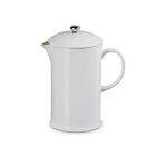 Le Creuset White Stoneware Cafetiere