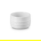 Le Creuset White Stoneware Stackable Ramekin