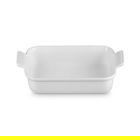 Le Creuset White Stoneware 26cm Heritage Rectangular Dish