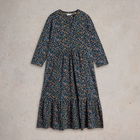 White Stuff Naya Jersey Dress Navy Multi