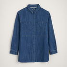 Seasalt Starboard Shirt Mid Wash Rain Slub