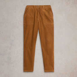 White Stuff Twister Cord Trouser Mid Tan