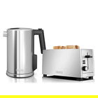 Graef Stainless Steel Kettle & 4 Slice Toaster Set