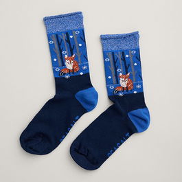 Seasalt Snowy Scenes Socks Snow Step Maritime Size 4-7