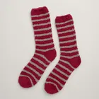 Seasalt Mens Fluffies Short Socks Breton Acer Mushroom Size 8-12