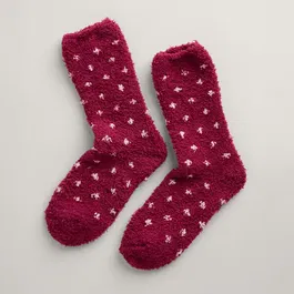 Seasalt Fluffies Short Socks Confetti Dahlia Size 4-7