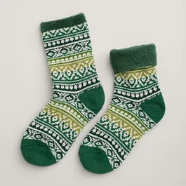 Seasalt Cabin Socks Shingle Bar Evergreen Size 4-7