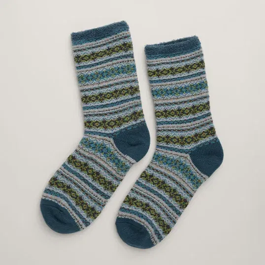 Seasalt Mens Cabin Socks Tilling Ship Size 8-12