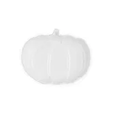 Le Creuset White Stoneware Medium Pumpkin Dish