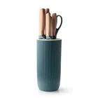 Taylor`s Eye Witness Fjord Blue Madison 6 Piece Knife Block Set With Kitchen Scissors