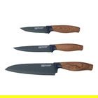 Taylor`s Eye Witness Brooklyn Walnut 3 Piece Kitchen Knife Set