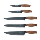Taylor`s Eye Witness Brooklyn Walnut 5 Piece Kitchen Knife Set