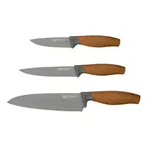 Taylor's Eye Witness Brooklyn Beech 3 Piece Kitchen Knife Set