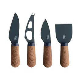 Taylor's Eye Witness Brooklyn Walnut 4 Piece Cheese Knife Set